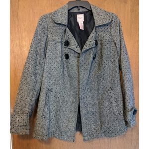 ❄️2for10❄️Polka Dotted Dress Coat - Medium